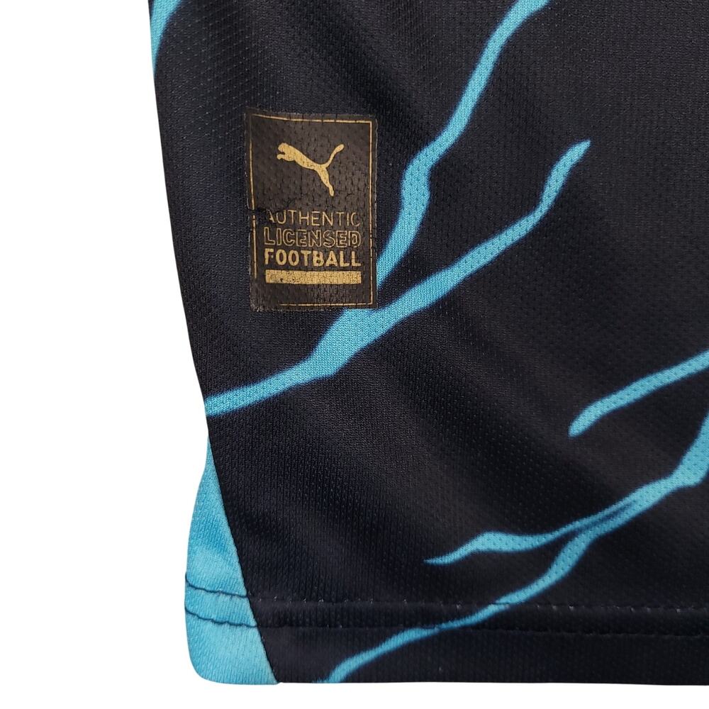 Puma Men's Manchester City Jersey Daniel #99 Medium Long Sleeve Ultraweave Blue - Picture 7 of 16